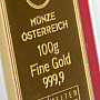 100 g zlatý slitek, Münze Österreich  /vyrobeno v Argor Heraeus SA/